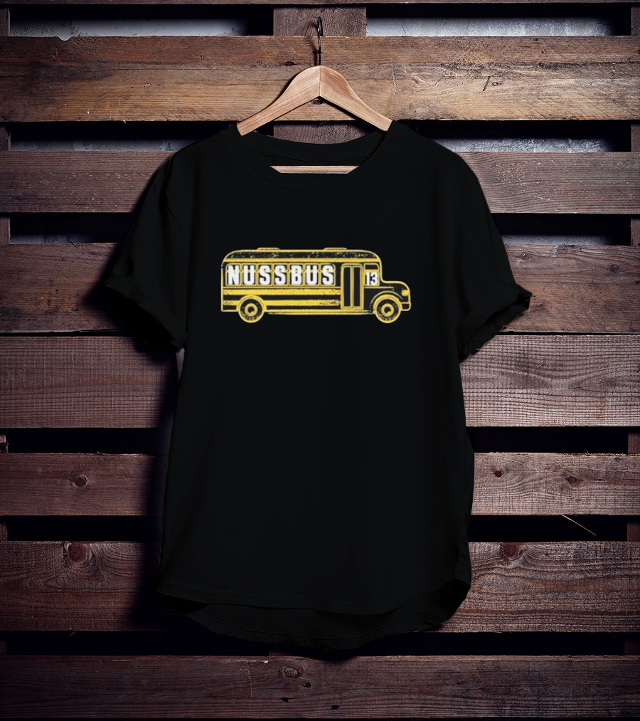 Matt Flynn Nuss Bus 13 Black And Yellow T-Shirt