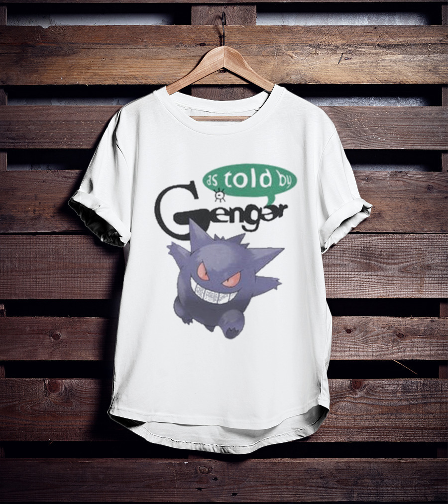 Pokemon As Told By Gengar Ghost-Type Adventure T-Shirt