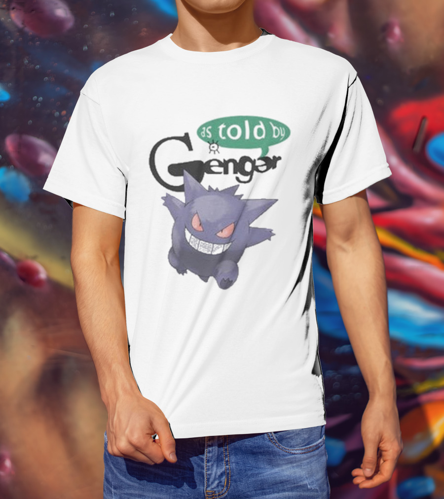 Pokemon As Told By Gengar Ghost-Type Adventure T-Shirt
