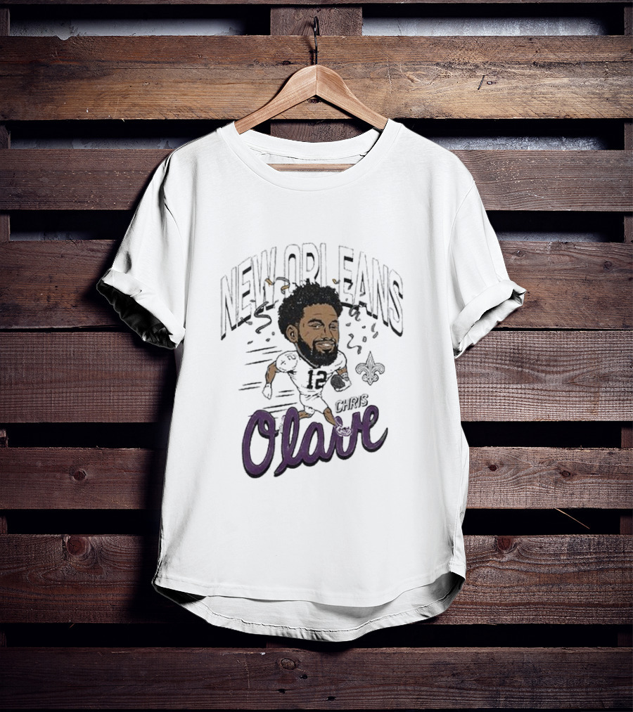 New Orleans Saints Chris Olave 12 T-Shirt