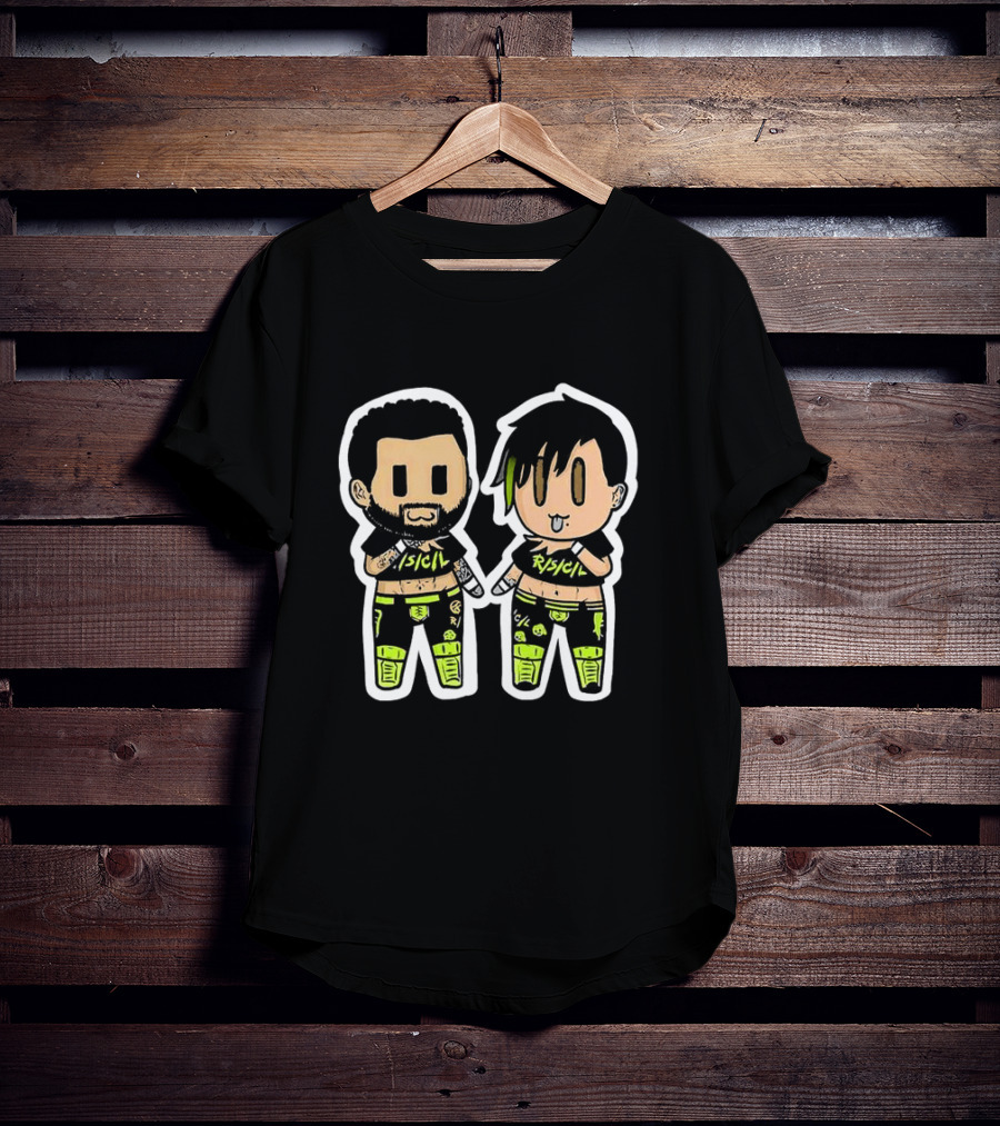 The Rascalz Trey Miguel And Zachary Wentz Rasclz Chibi Style Cartoon Characters T-Shirt