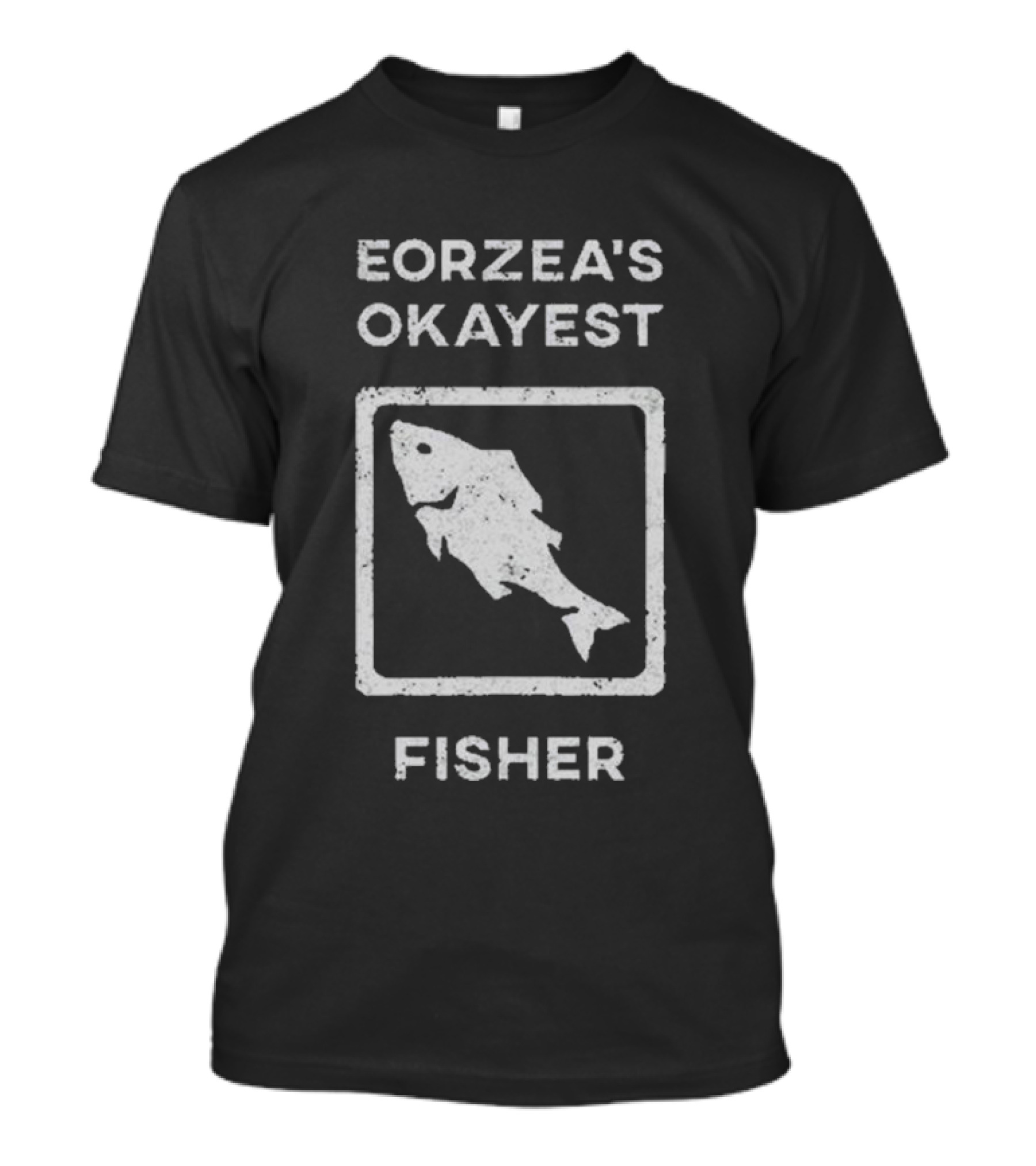 Eorzea's Okayest Fisher Fish T-Shirt