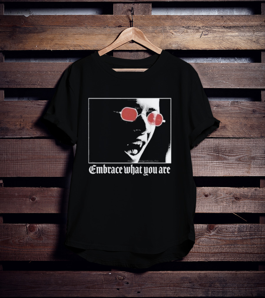 Bimolloy Embrace What You Are Red Glasses T-Shirt