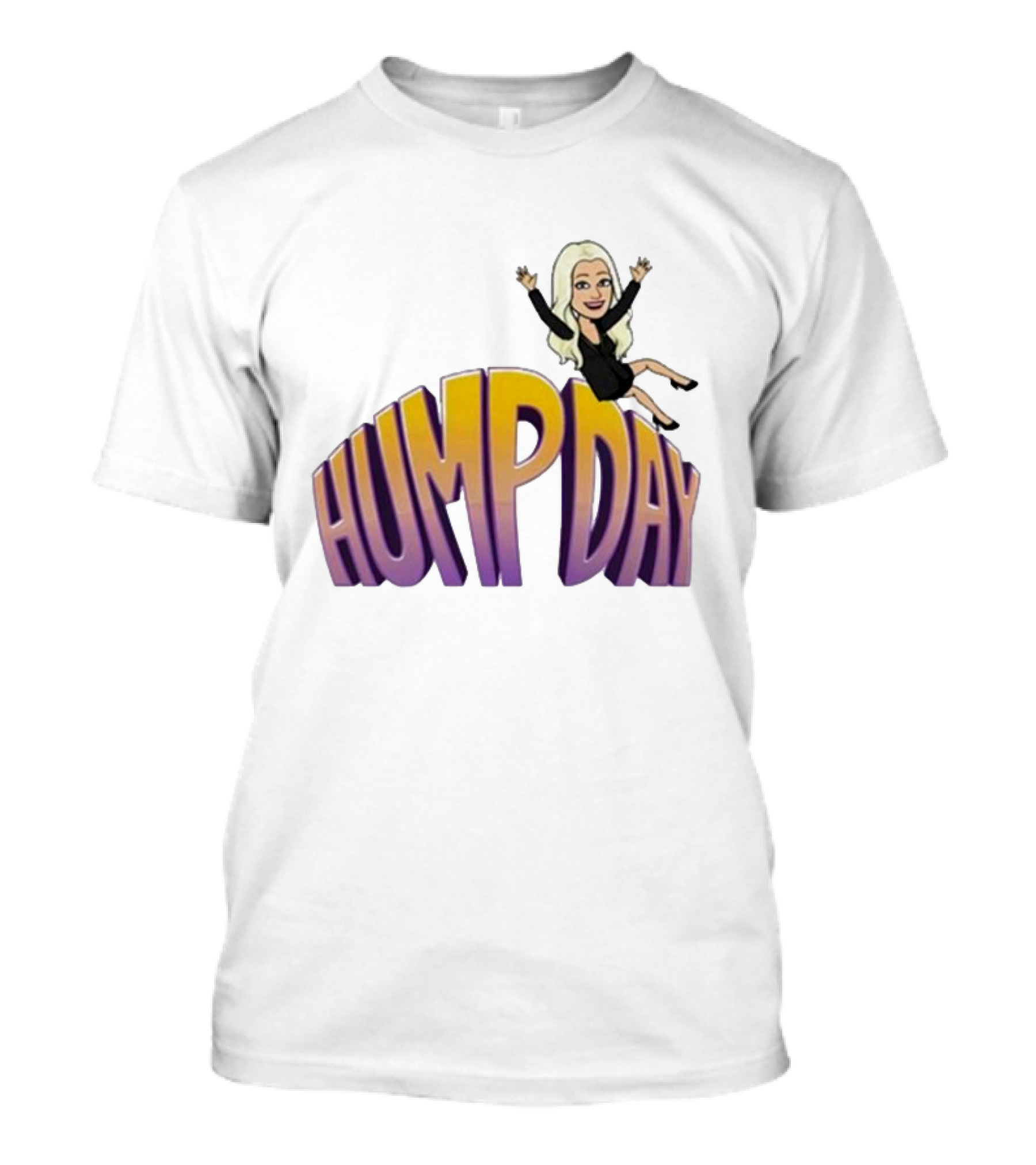 Debbie Quasimodo Hump Day Cartoon Character Text T-Shirt