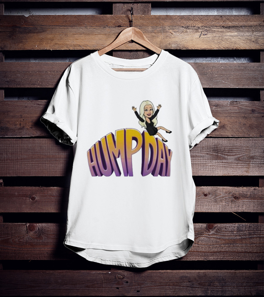 Debbie Quasimodo Hump Day Cartoon Character Text T-Shirt