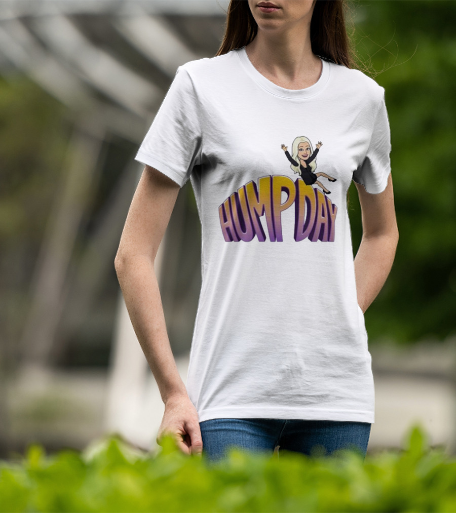 Debbie Quasimodo Hump Day Cartoon Character Text T-Shirt