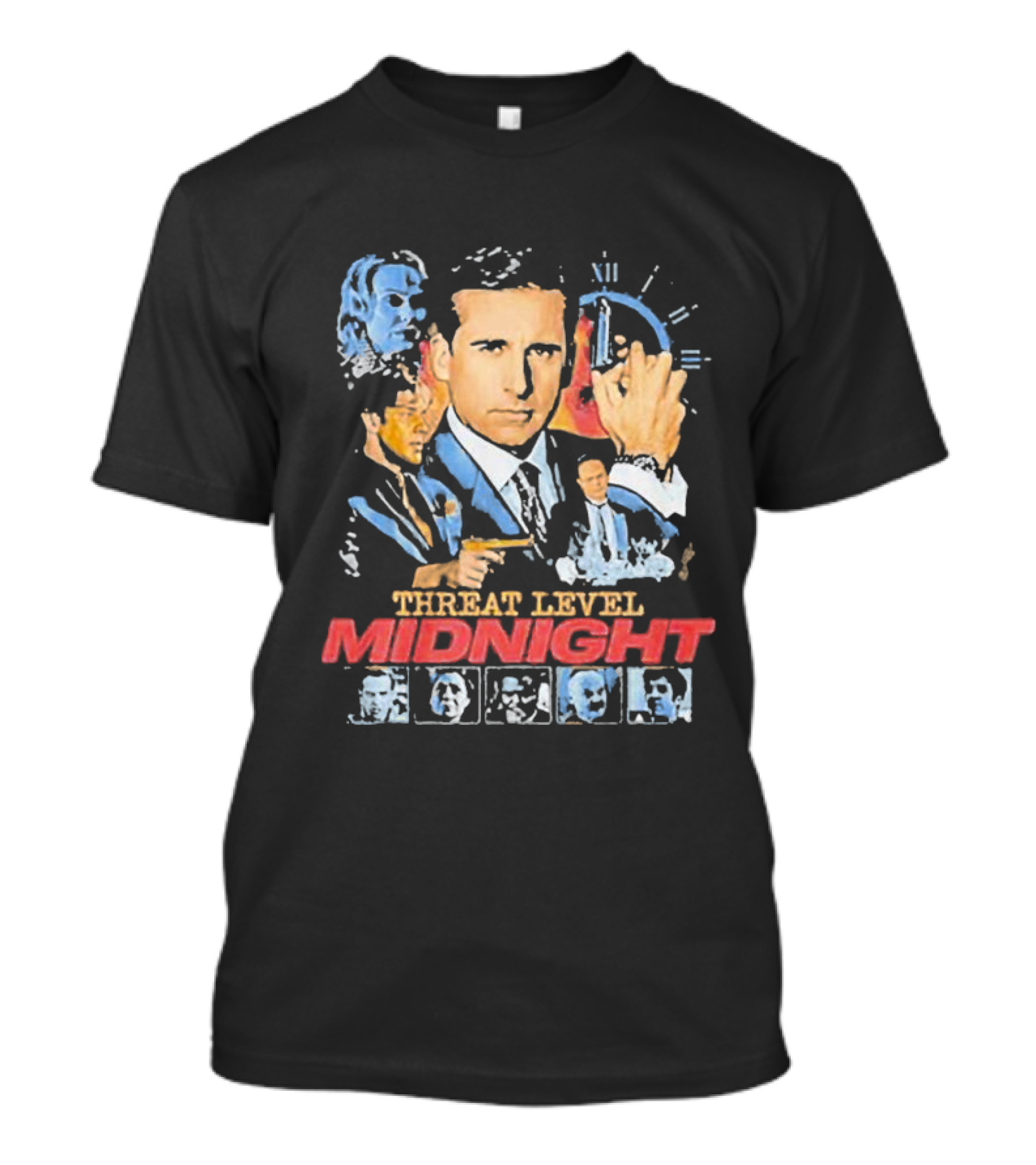 Threat Level Midnight Michael Scarn And Gabby Williams Collaboration T-Shirt