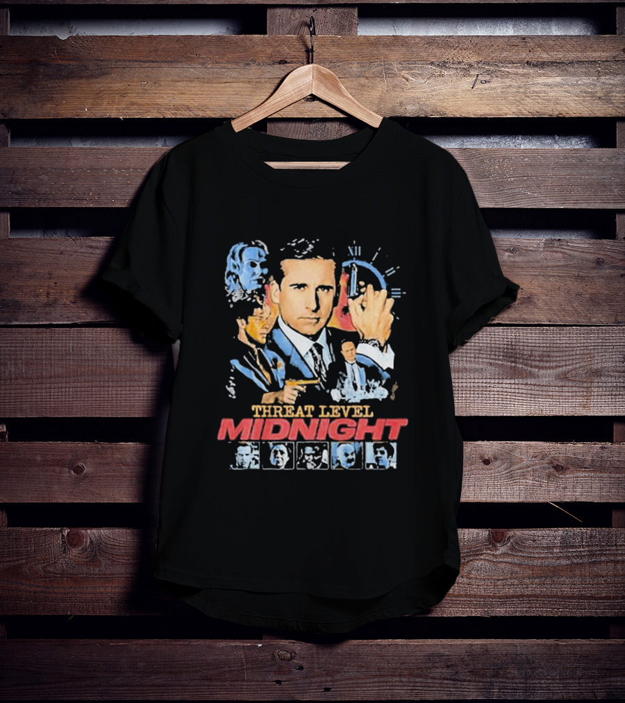 Threat Level Midnight Michael Scarn And Gabby Williams Collaboration T-Shirt