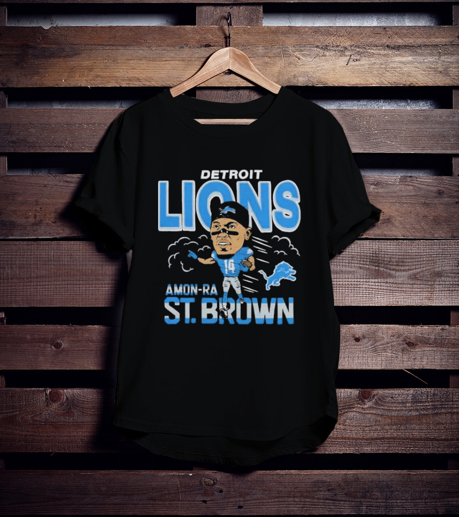 Detroit Lions Amon-Ra St. Brown Player T-Shirt