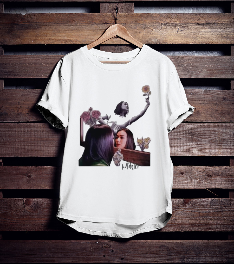 Mitski Collage With Flowers And Reflective T-Shirt