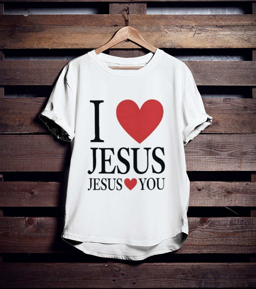 Bryce Crawford I Heart Jesus Jesus Loves You T-Shirt