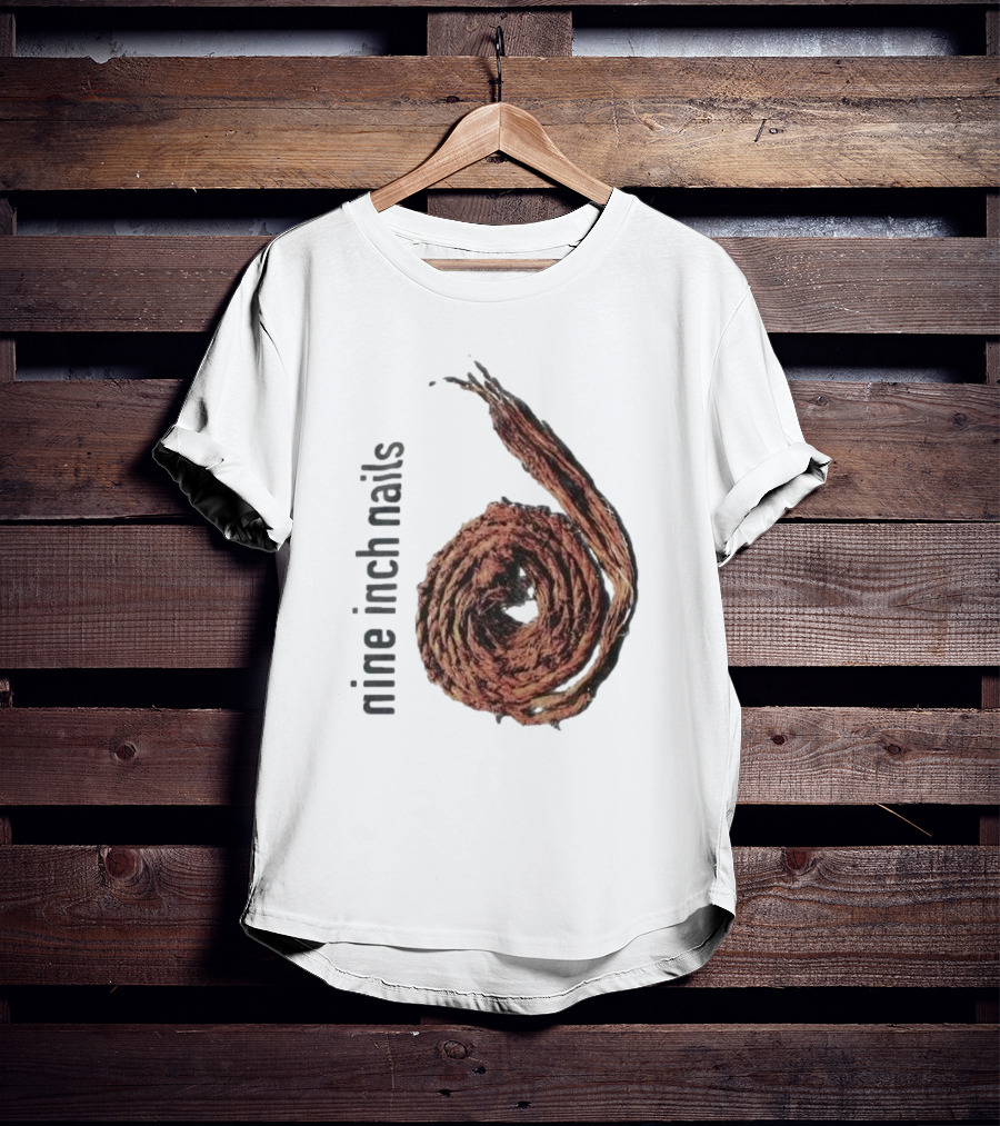 Nine Inch Nails Rope Coil Black T-Shirt