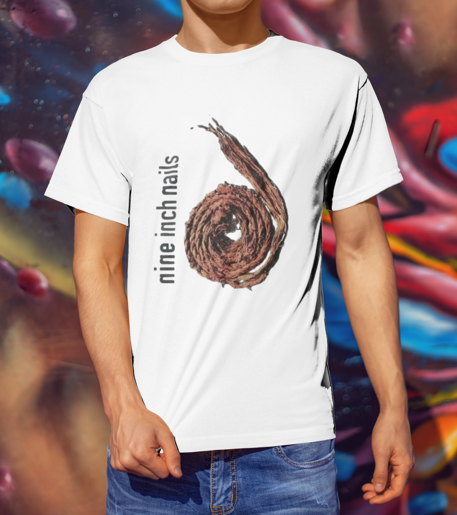 Nine Inch Nails Rope Coil Black T-Shirt