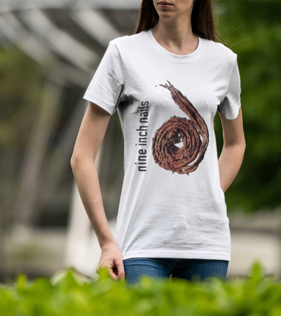 Nine Inch Nails Rope Coil Black T-Shirt