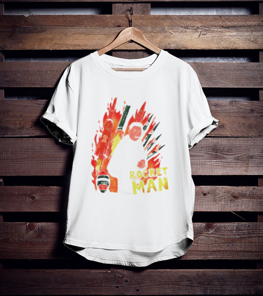 Penkmatters Rocket Man Korean Leader With Missiles T-Shirt