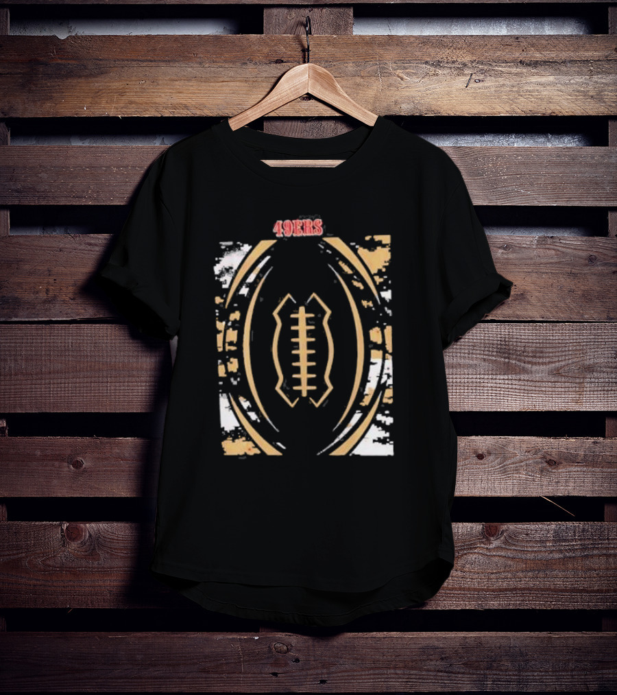 San Francisco 49ers 49ers Football Oval T-Shirt