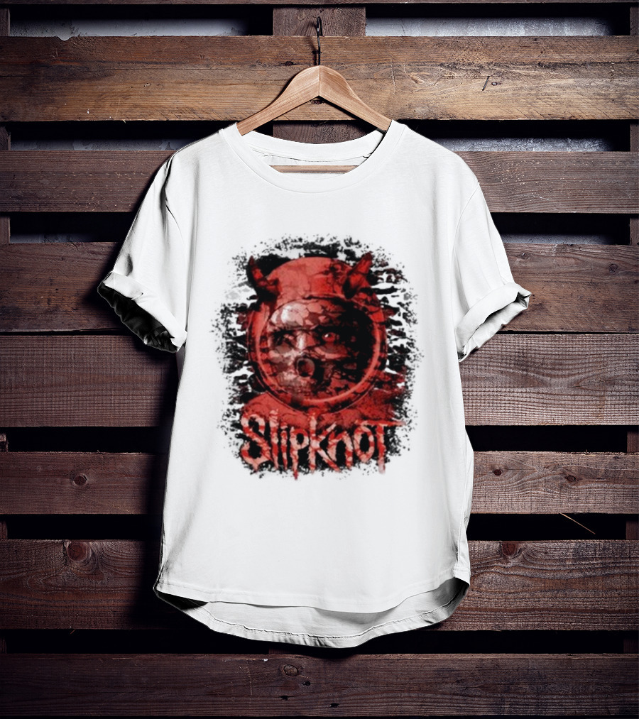 Slipknot Heller Air Capsule 001 Distorted Devil Mask T-Shirt