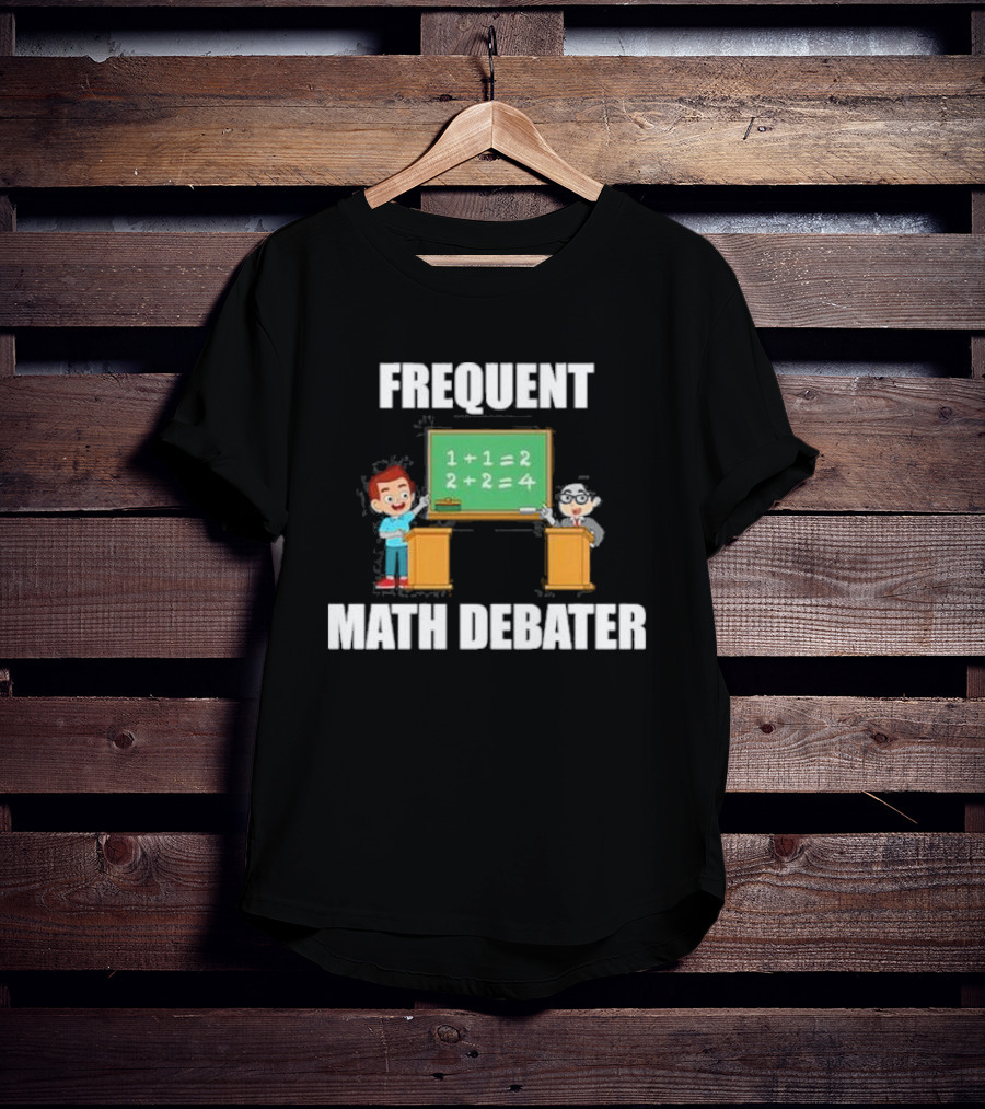 Frequent Math Debater Summerhays Bros Chalkboard Equation T-Shirt