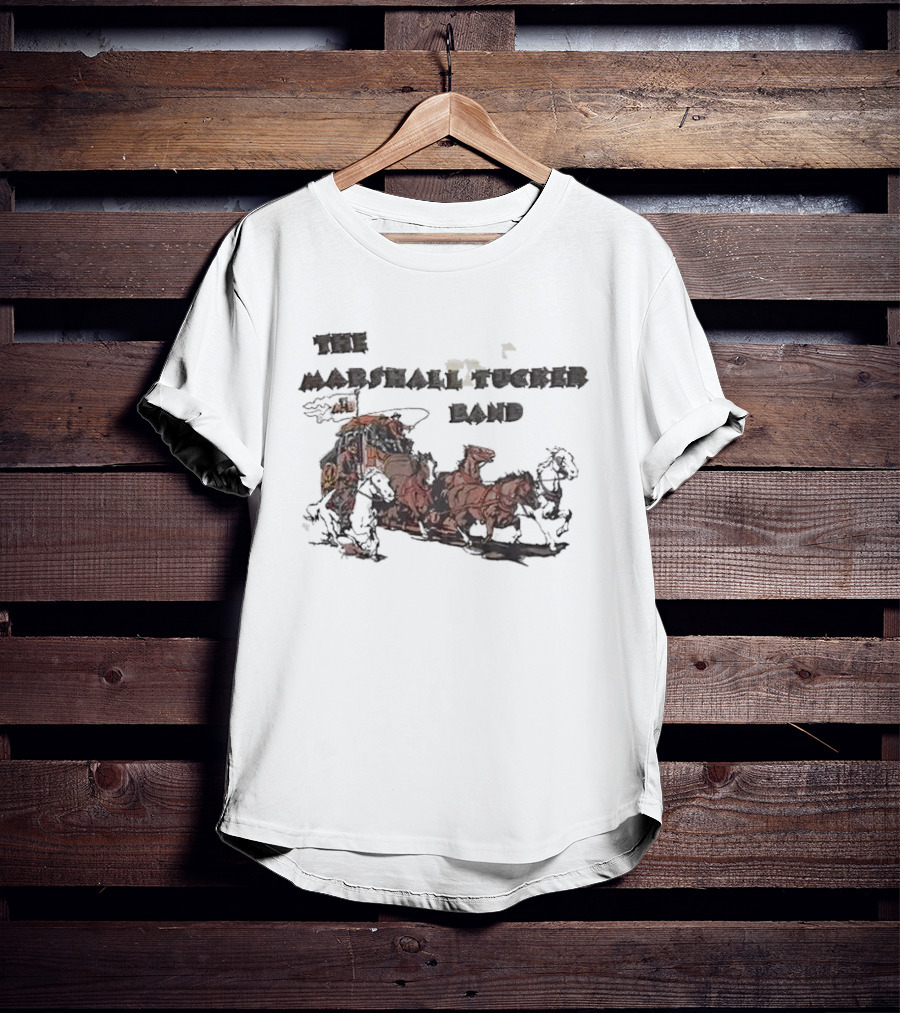 The Marshall Tucker Band Stagecoach Western Scene T-Shirt