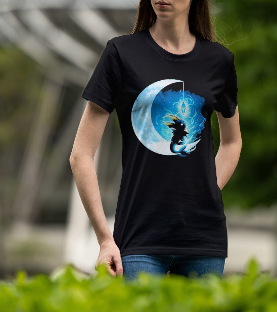 Water Stone Moon Dragon Vallina84 T-Shirt