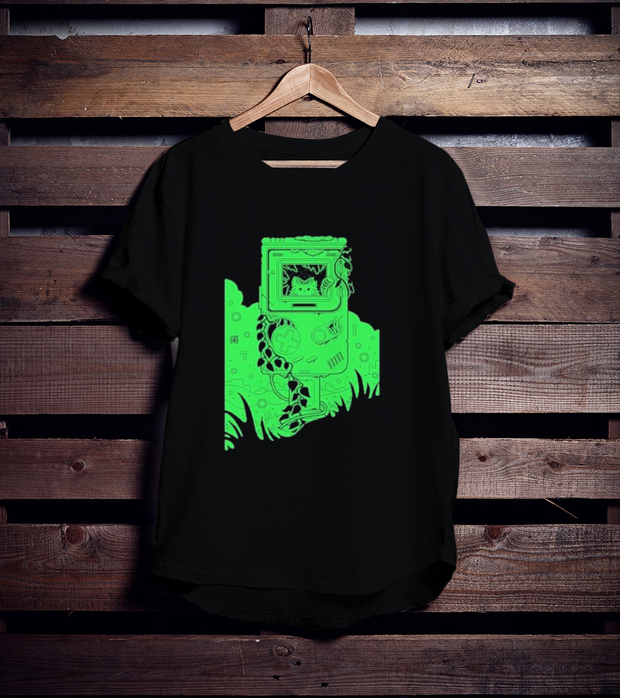 Abandoned Glow Retro Creature Drew Wise T-Shirt