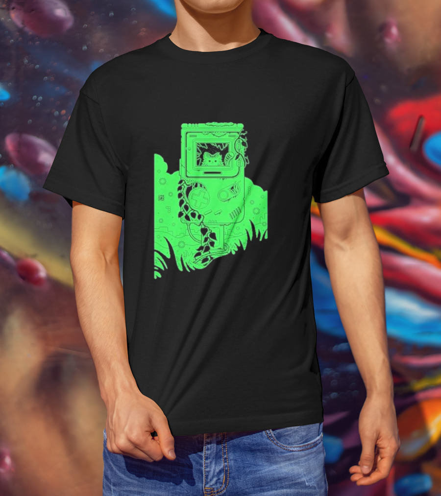 Abandoned Glow Retro Creature Drew Wise T-Shirt