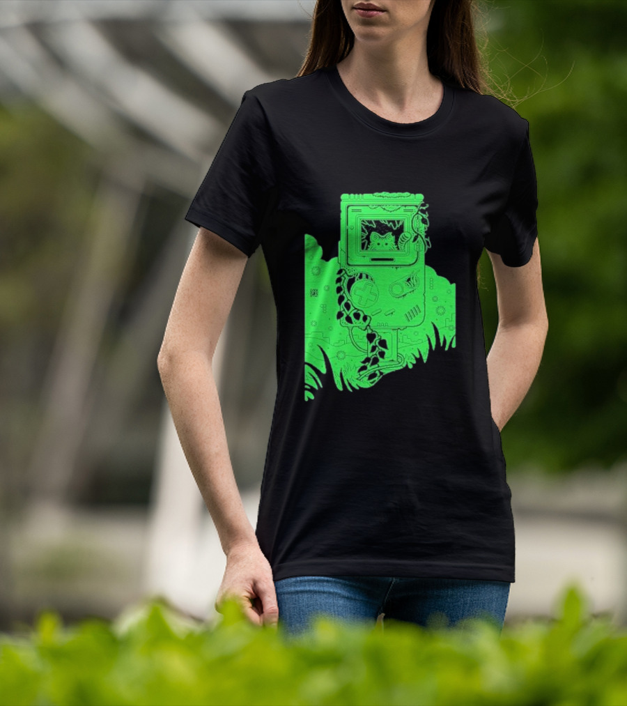 Abandoned Glow Retro Creature Drew Wise T-Shirt