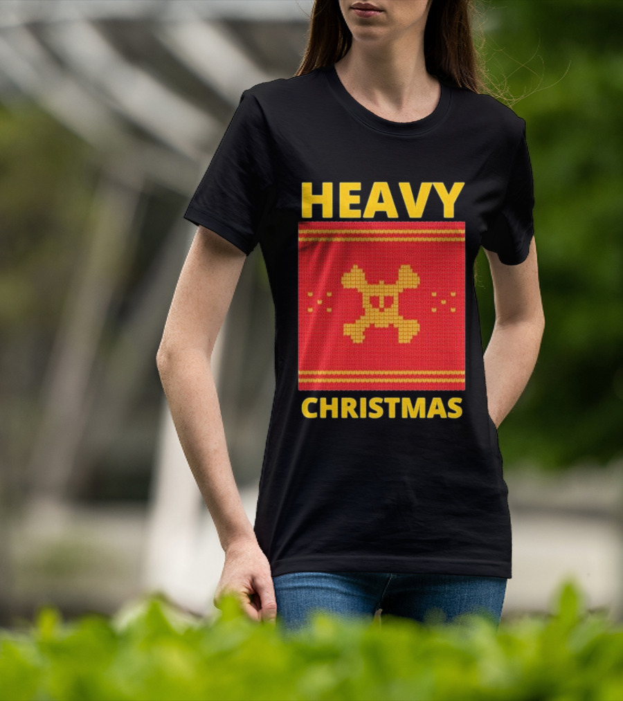 Heavy Metal Christmas Sweater Skull Design For Christmas Musical T-Shirt