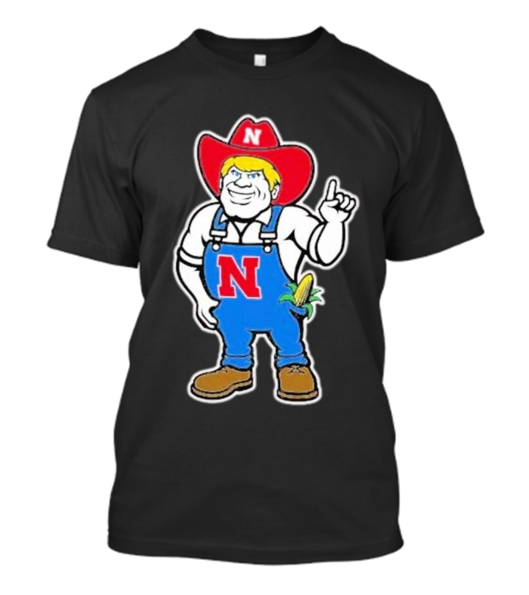 Coach Rhule Nebraska Herbie Husker Corn Mascot T-Shirt