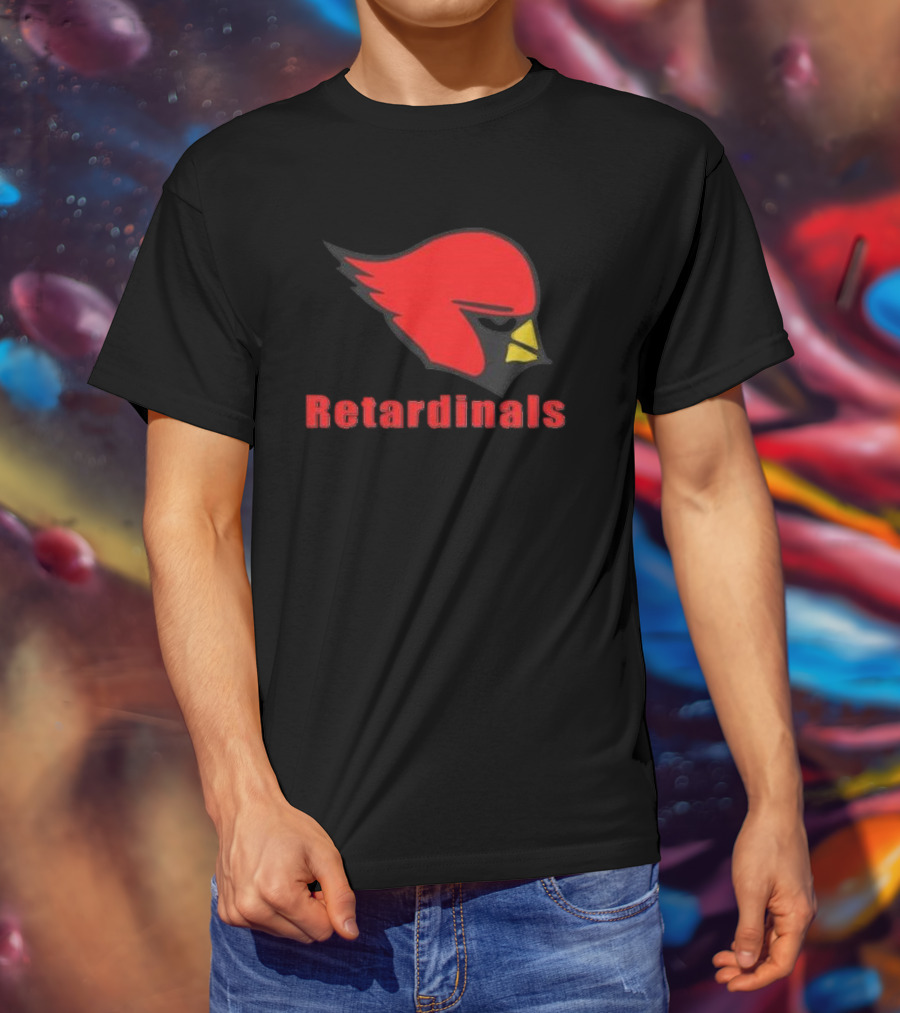 Arizona Retardinals Red Birdhead T-Shirt