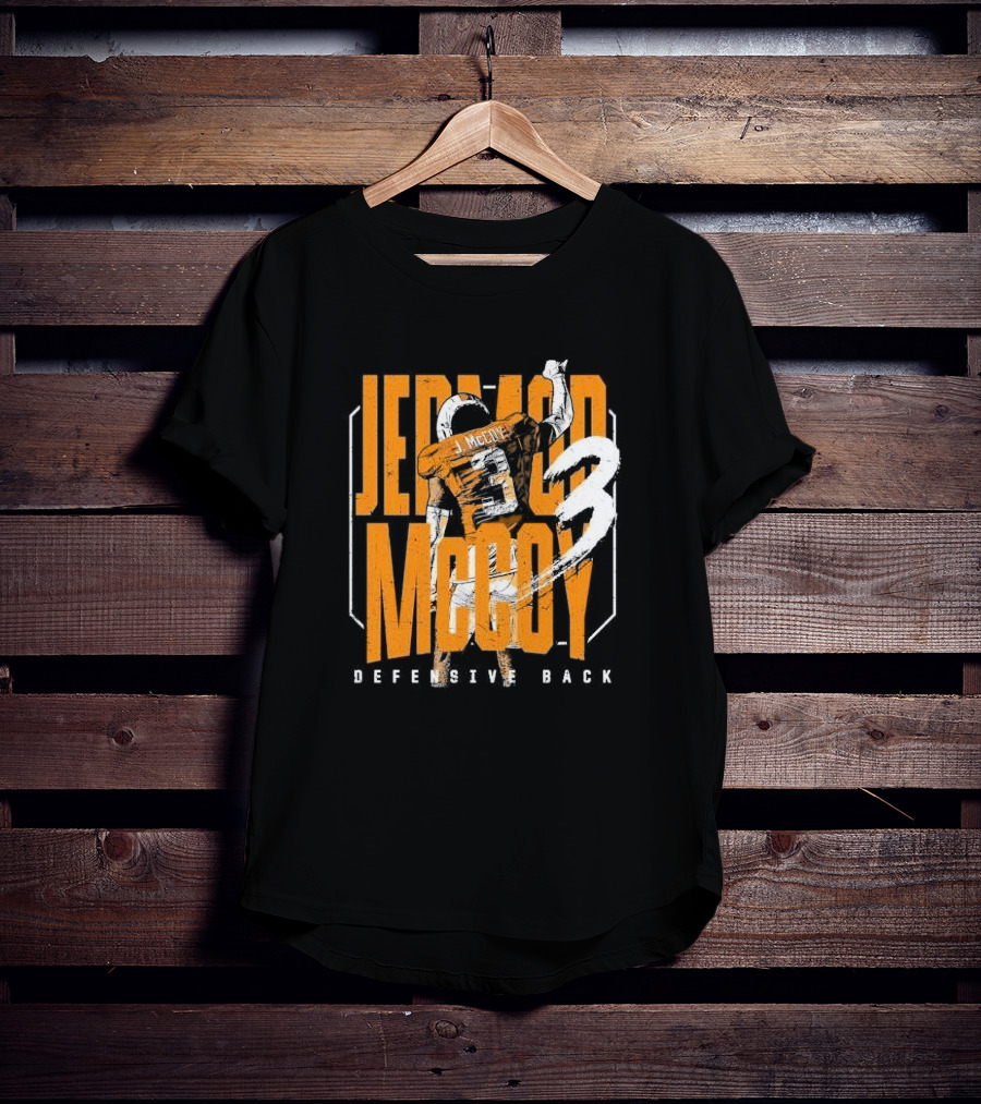 Jermod McCoy Defensive Back Number 3 College Player T-Shirt