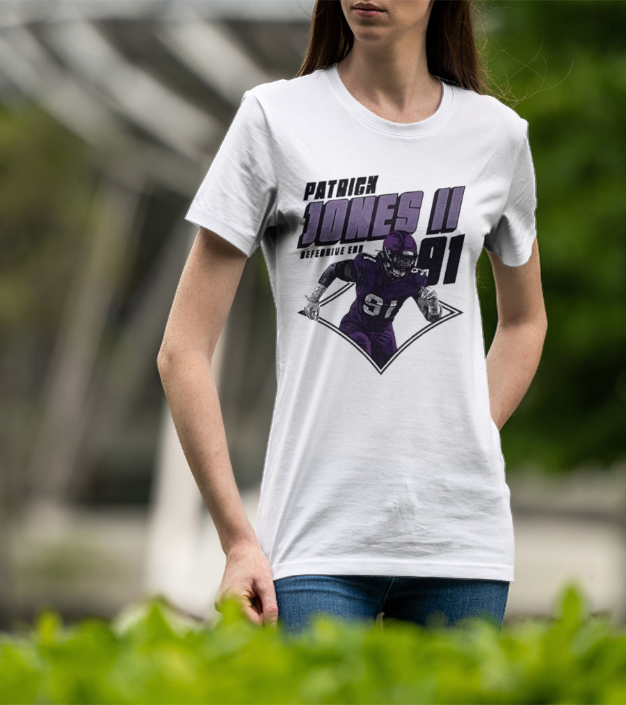 Patrick Jones II Minnesota Defensive End 91 T-Shirt