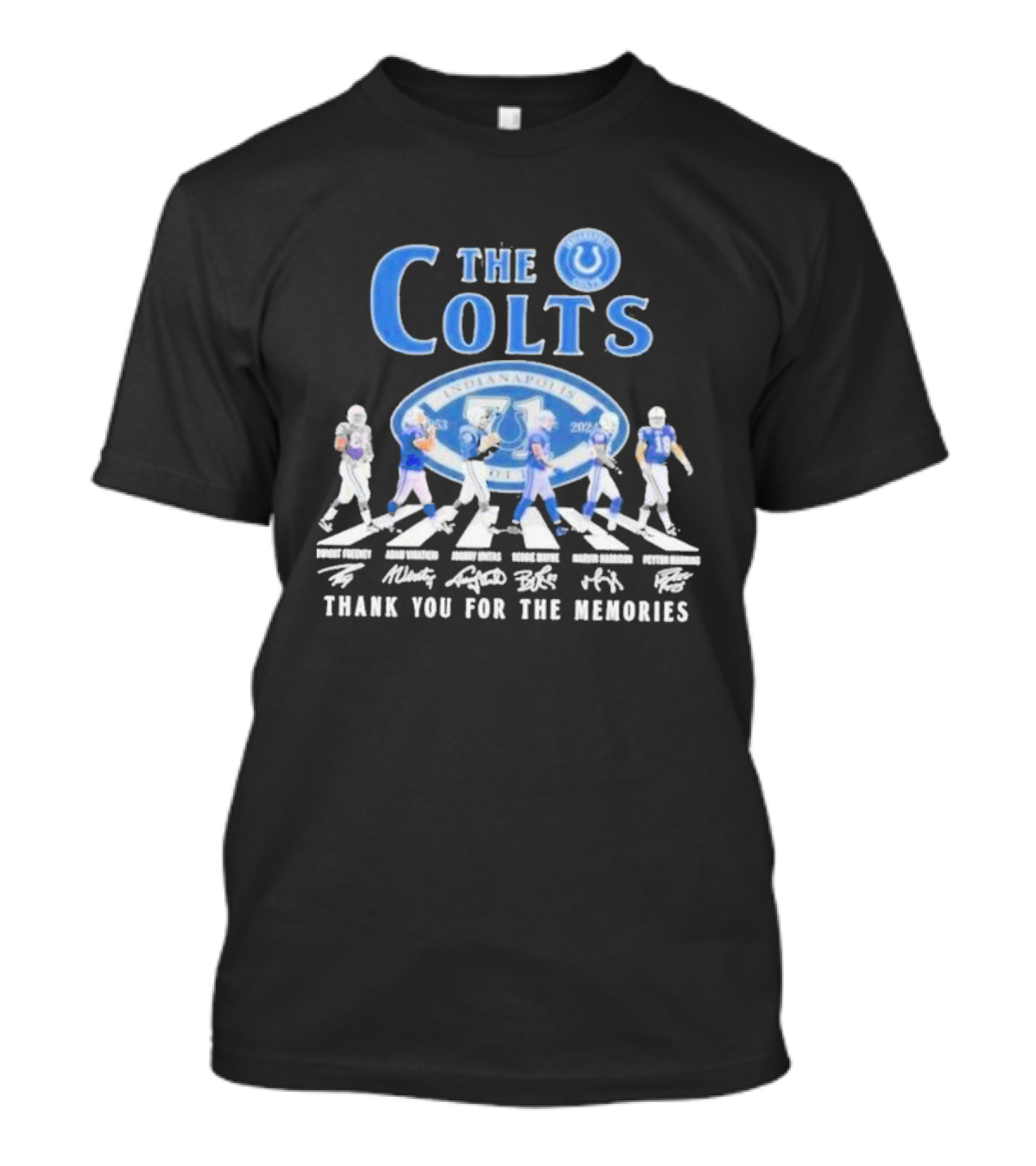 The Colts Indianapolis Colts Legends Thank You For The Memories T-Shirt