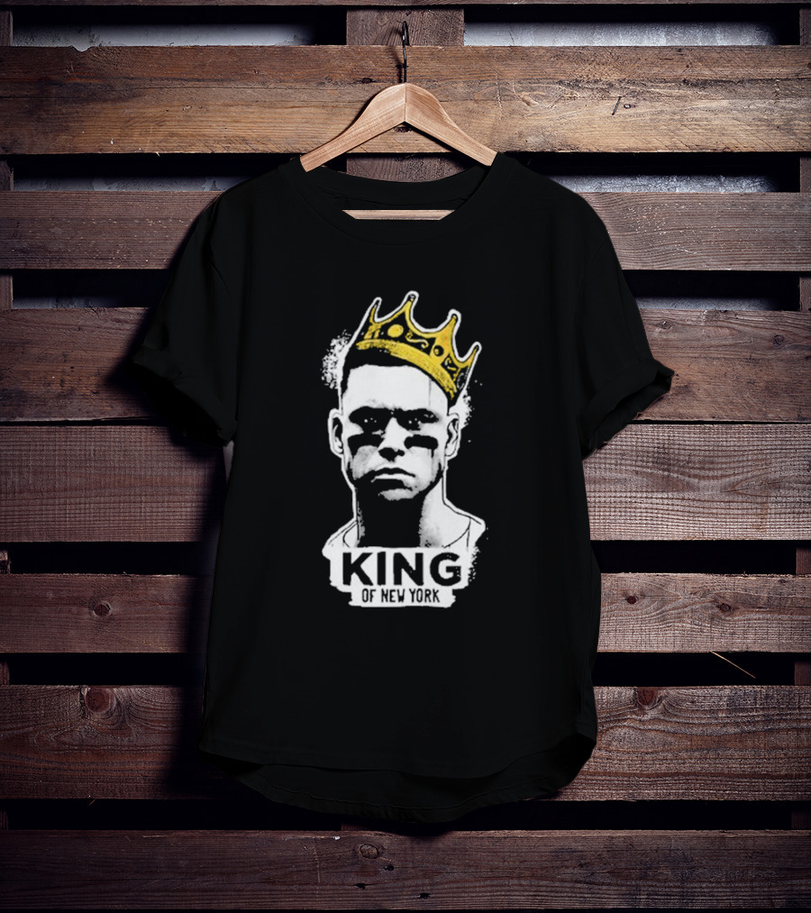 King Of New York Judge Baseball Icon With Crown T-Shirt