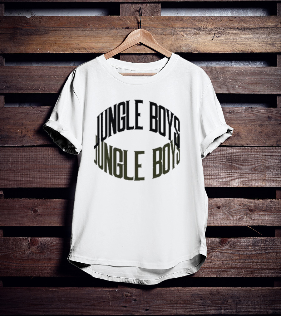 Jungle Boys 2D Optical Text Illusion T-Shirt