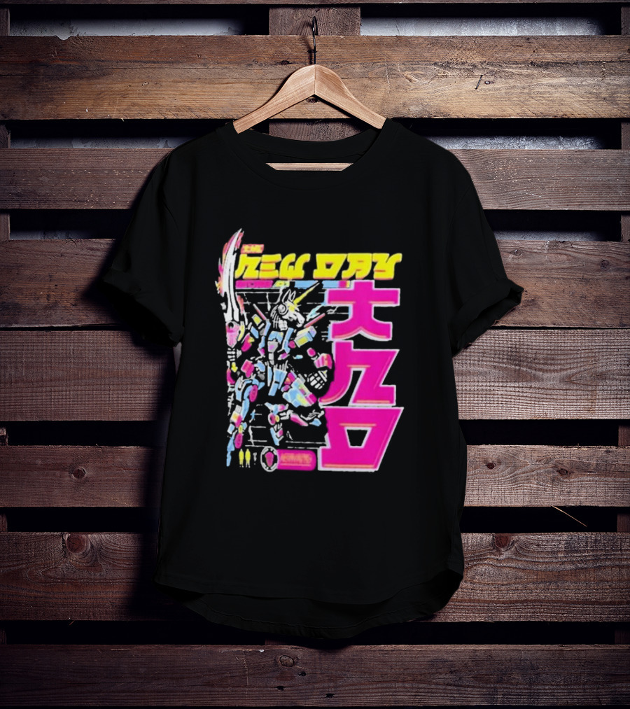 New Day Xaiver Woods Cyber Bunny Robot In Mecha T-Shirt