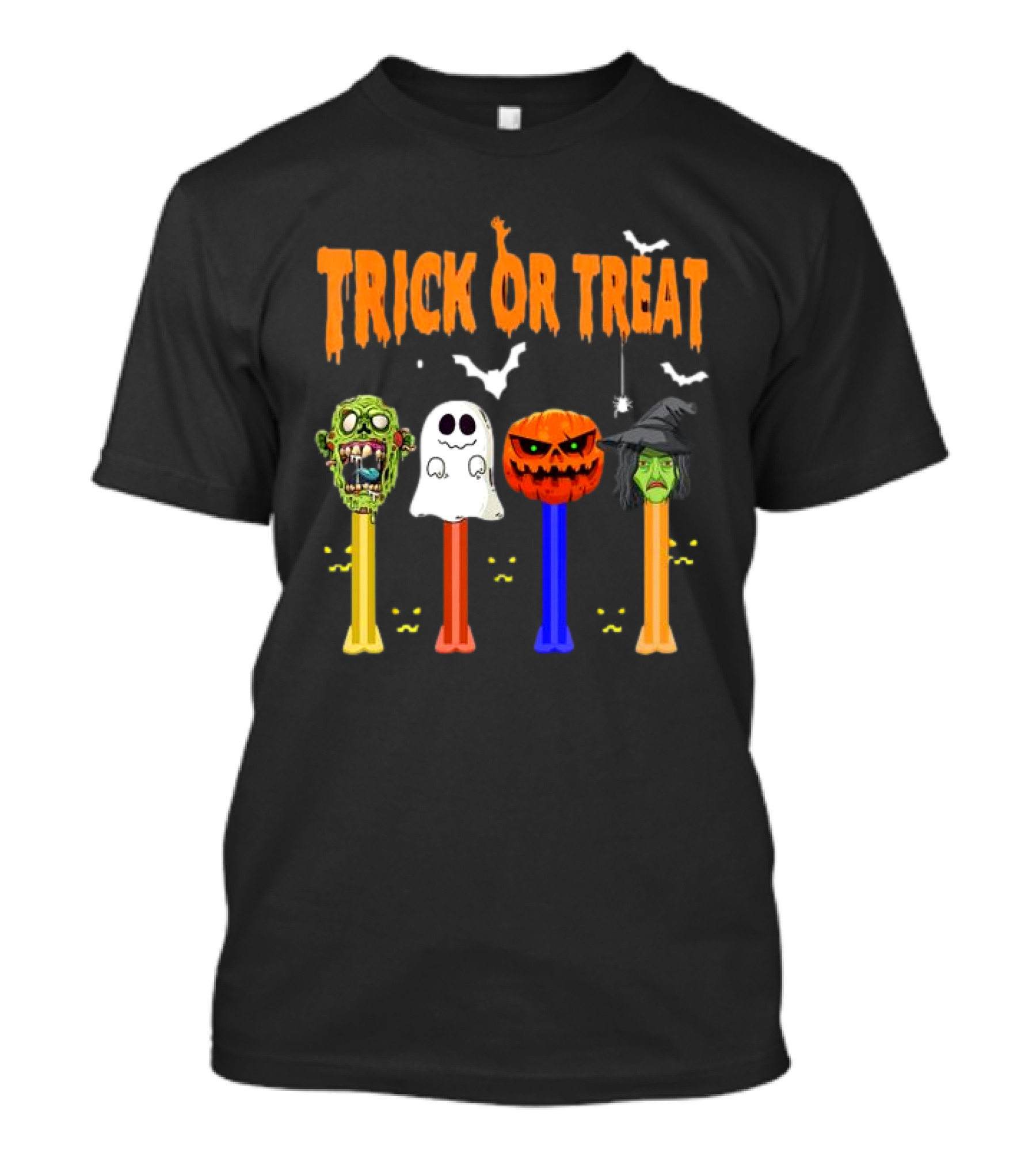 Trick Or Treat Zombie Ghost Pumpkin Witch Dispensers T-Shirt