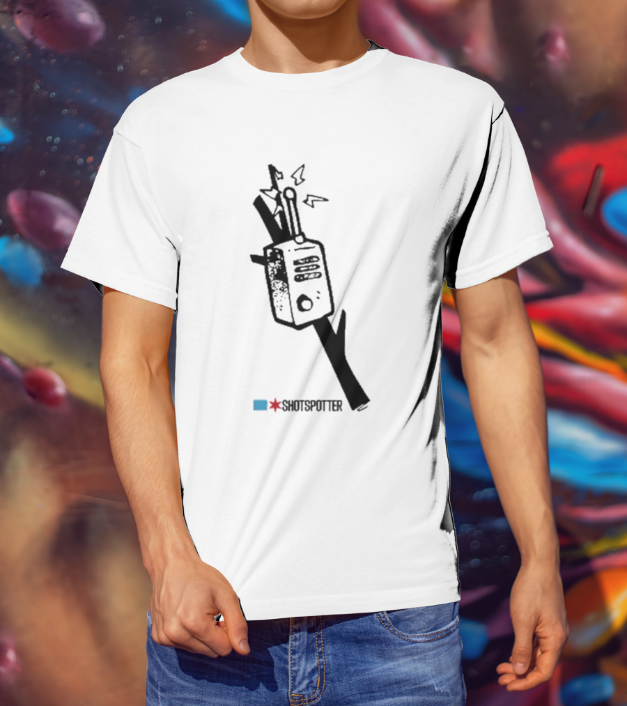Raymond Lopez Walkie-Talkie Shotspotter Broken Signal T-Shirt