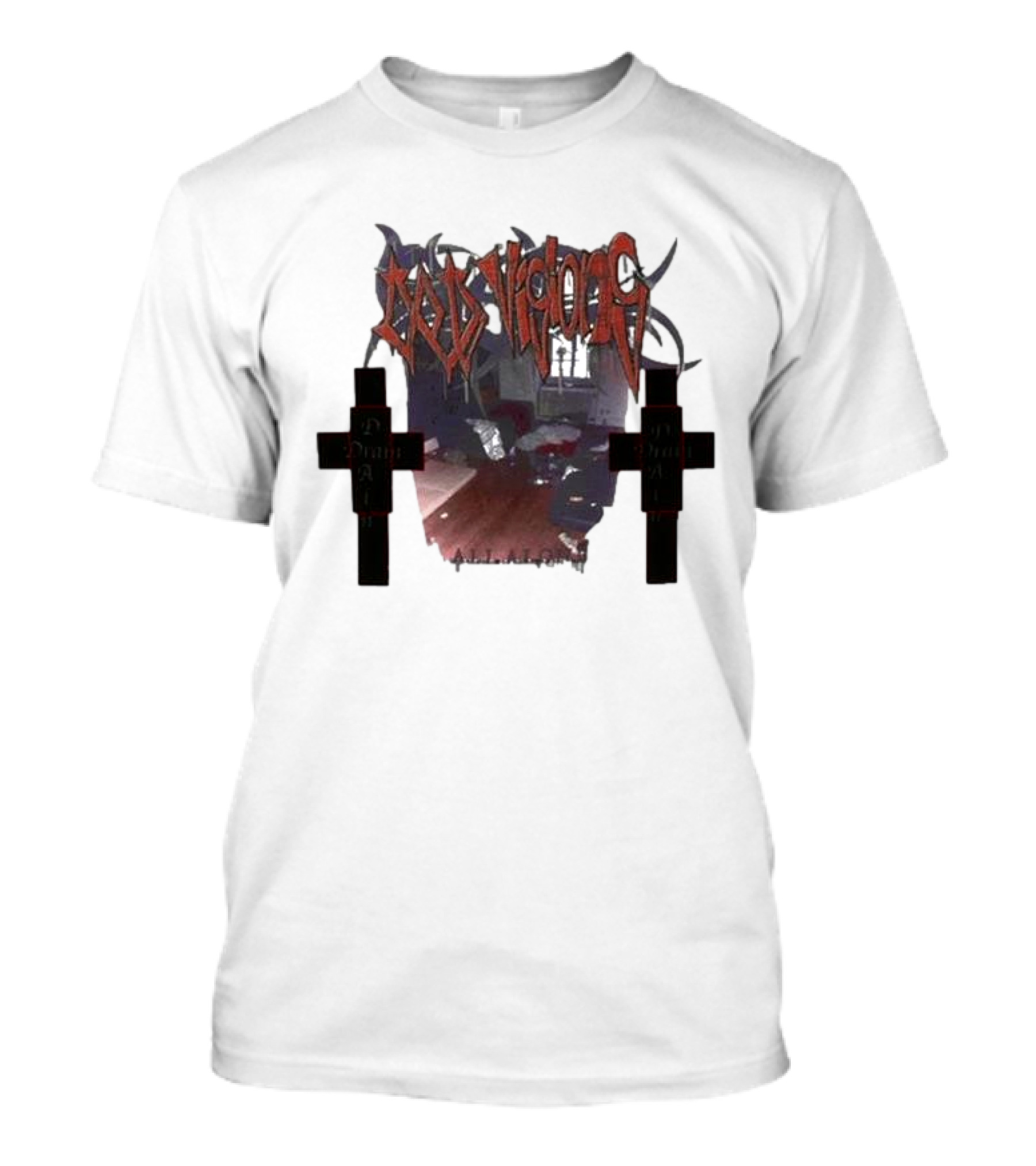 Coldvisions Crosses Room Scene 32 T-Shirt
