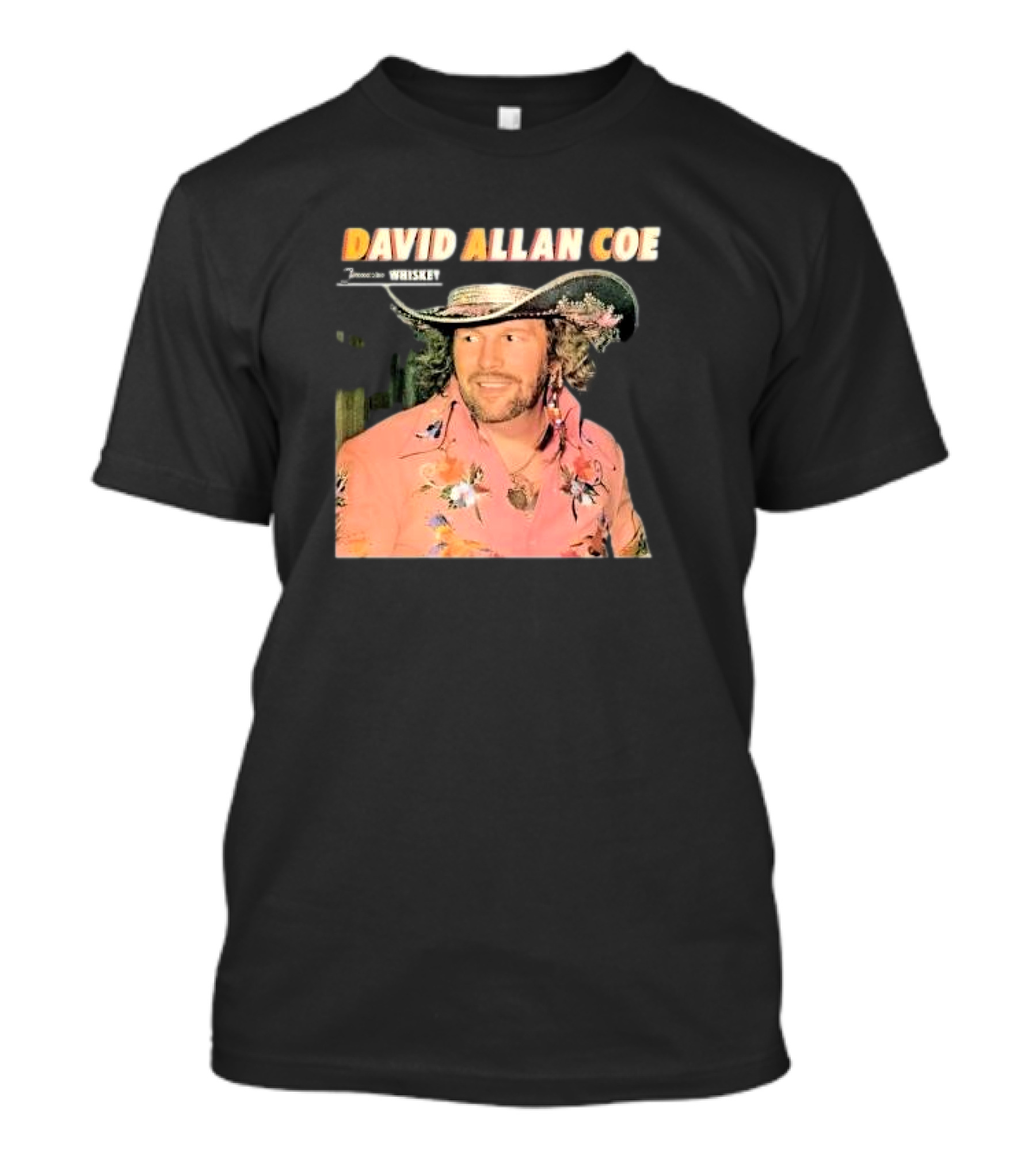 David Allan Coe Tennessee Whiskey Vintage Country Music Legend T-Shirt