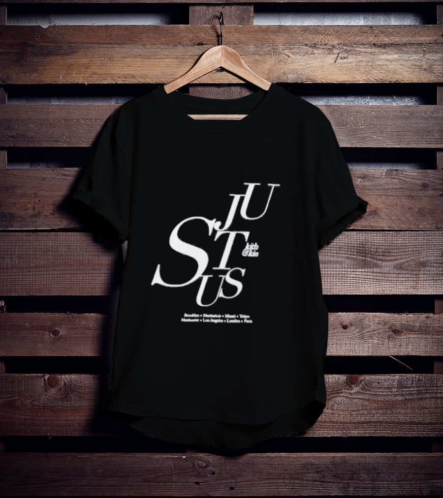 Kith Just Us Brooklyn Miami Tokyo Los Angeles Paris T-Shirt