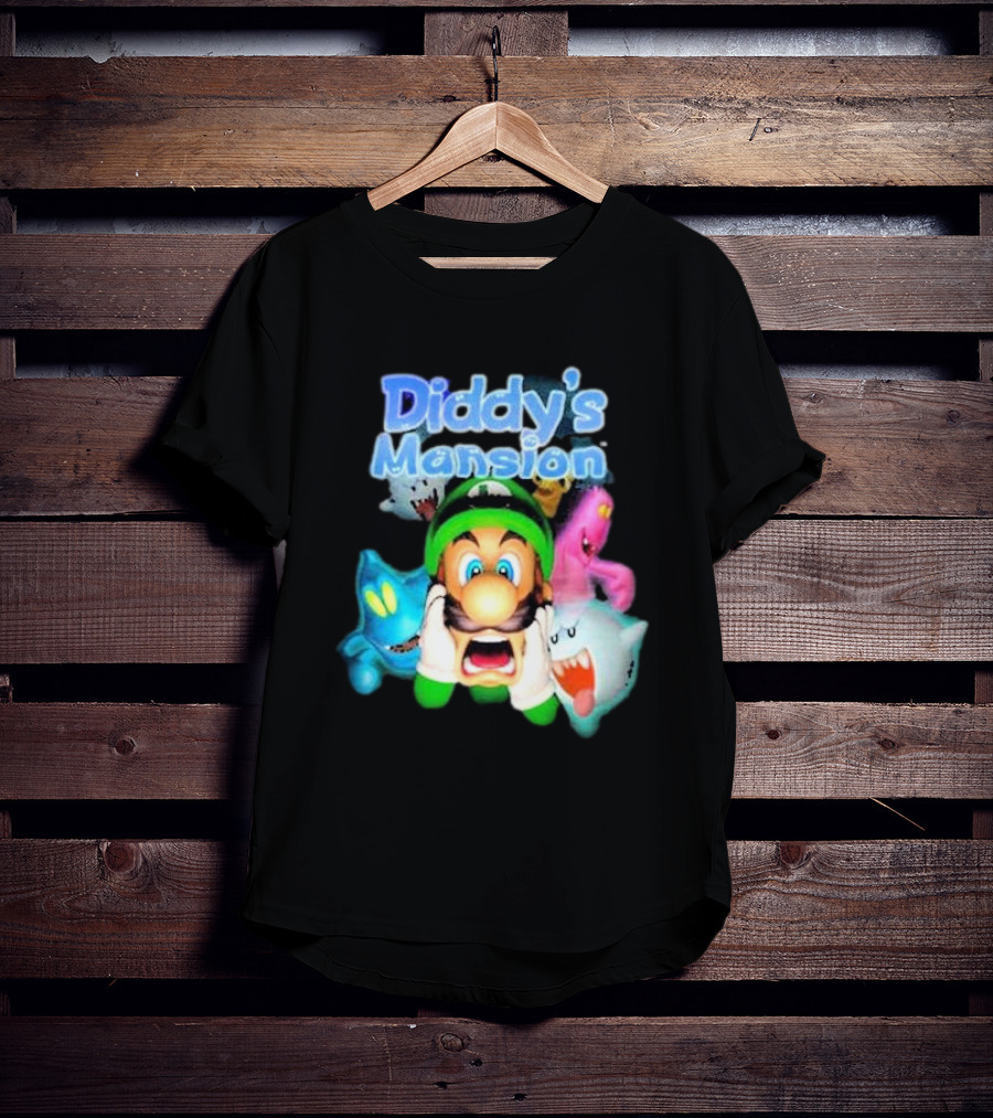 Diddy's Mansion Luigi Ghost Adventure T-Shirt