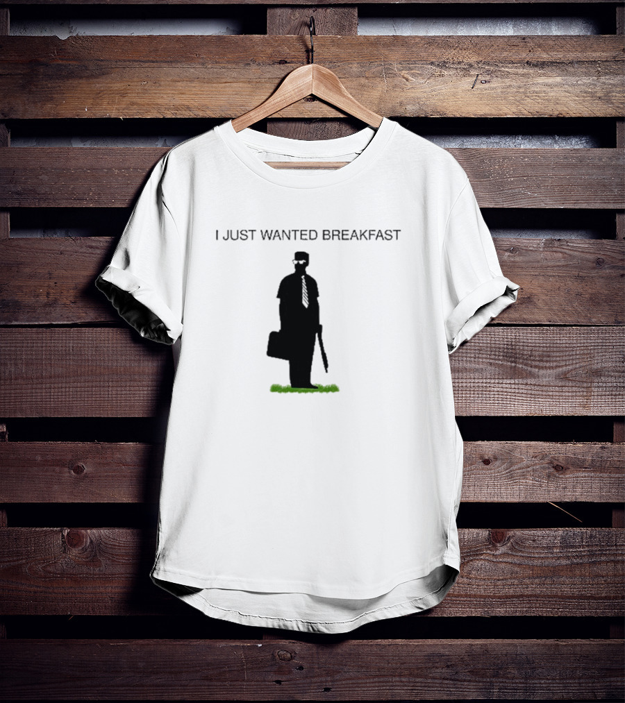 Michael Douglas I Just Wanted Breakfast Silhouette Don’t Tread On Breakfast T-Shirt