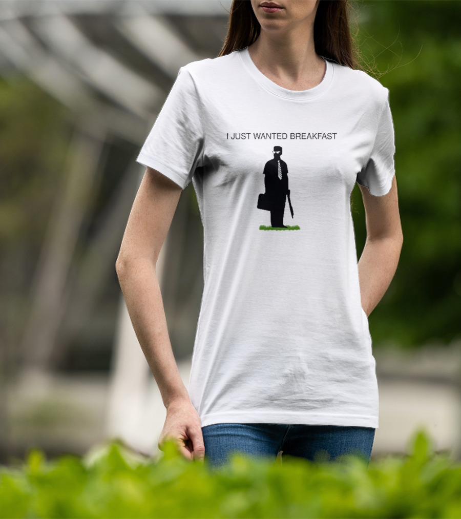 Michael Douglas I Just Wanted Breakfast Silhouette Don’t Tread On Breakfast T-Shirt