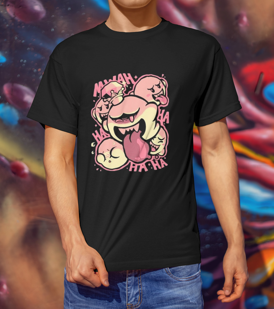 MWAHA HA HA Evil Laugh Pixel Eyeball The Yetee T-Shirt