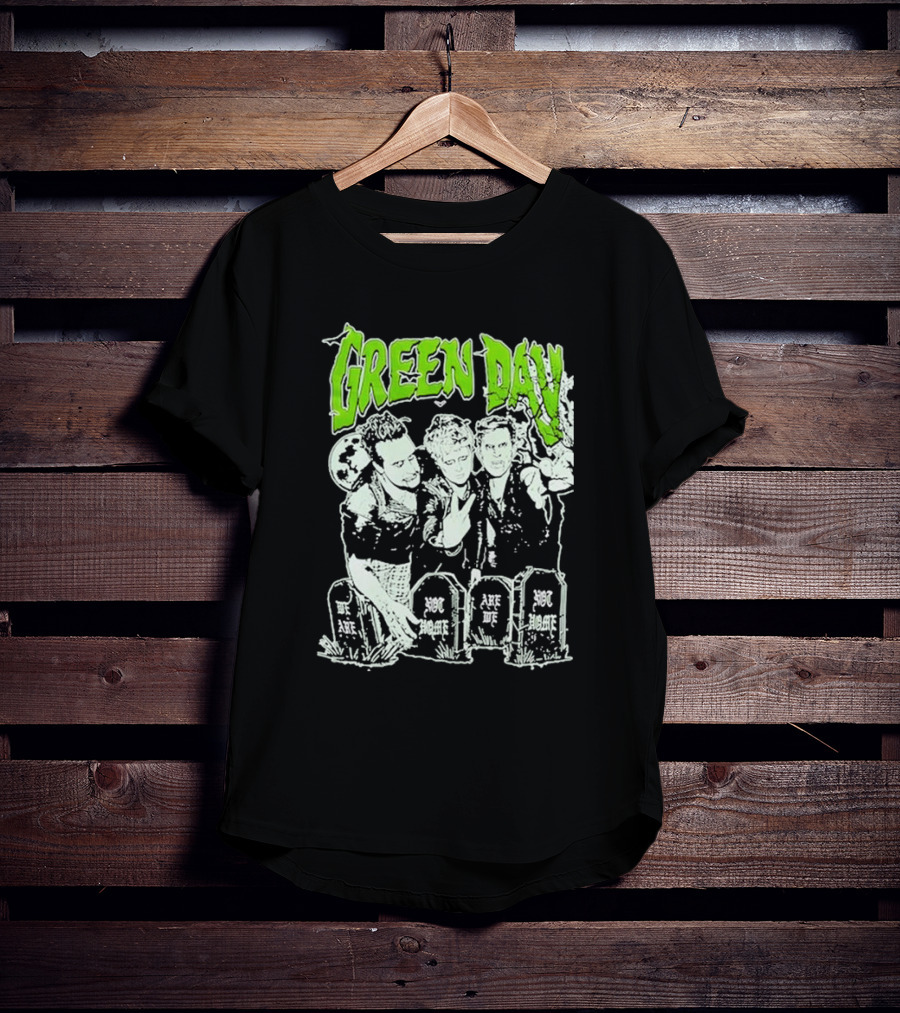 Green Day Zombies You Are We Are Glow-In-The-Dark T-Shirt