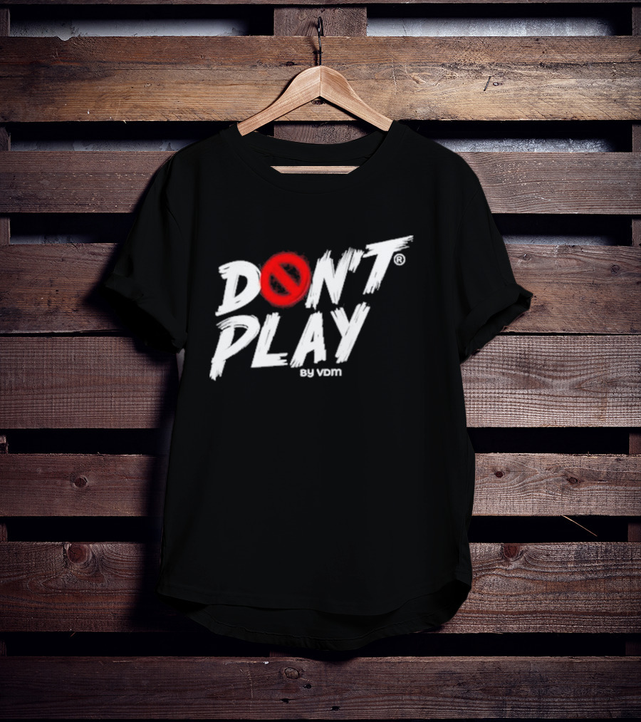 Martins Vincent Otse Don't Play VDM Red Circle T-Shirt