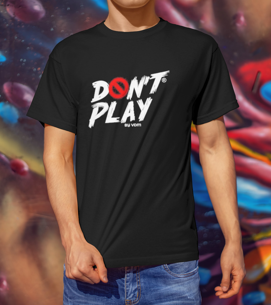 Martins Vincent Otse Don't Play VDM Red Circle T-Shirt