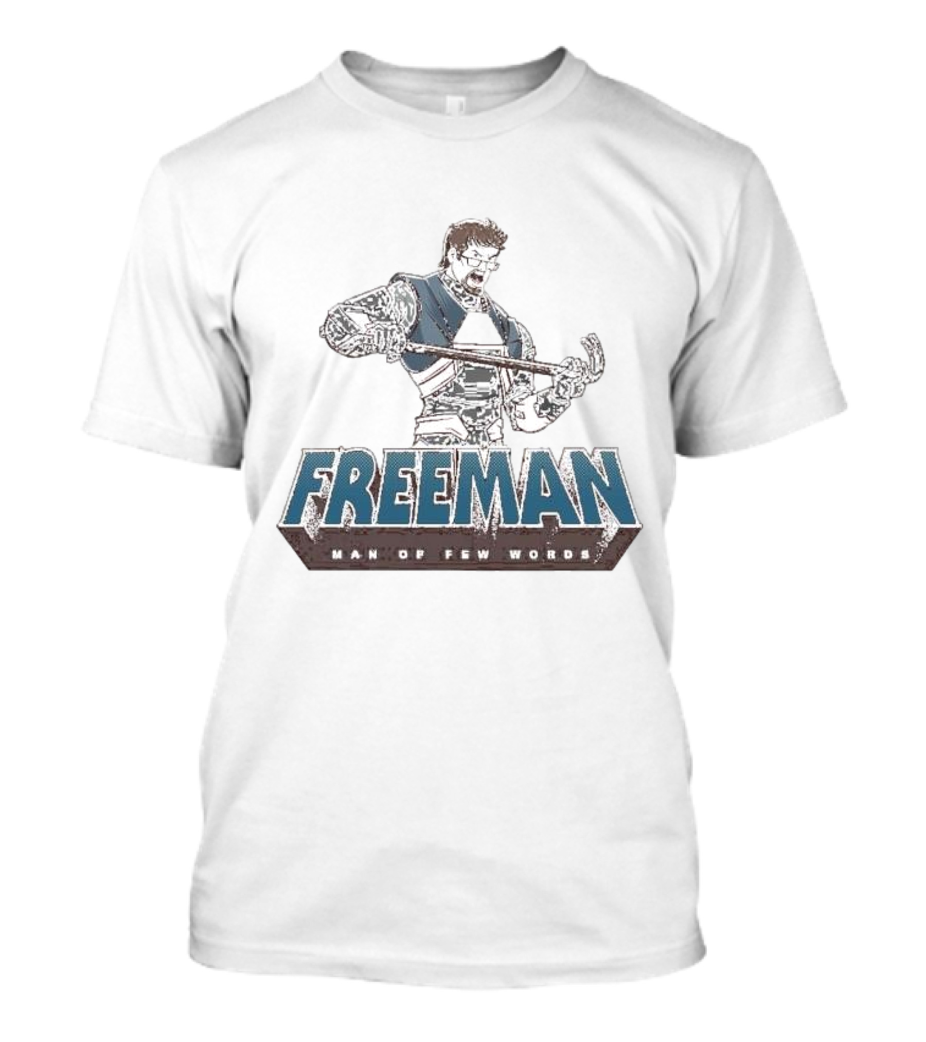 Freeman Man Of Few Words Crowbar Hero T-Shirt