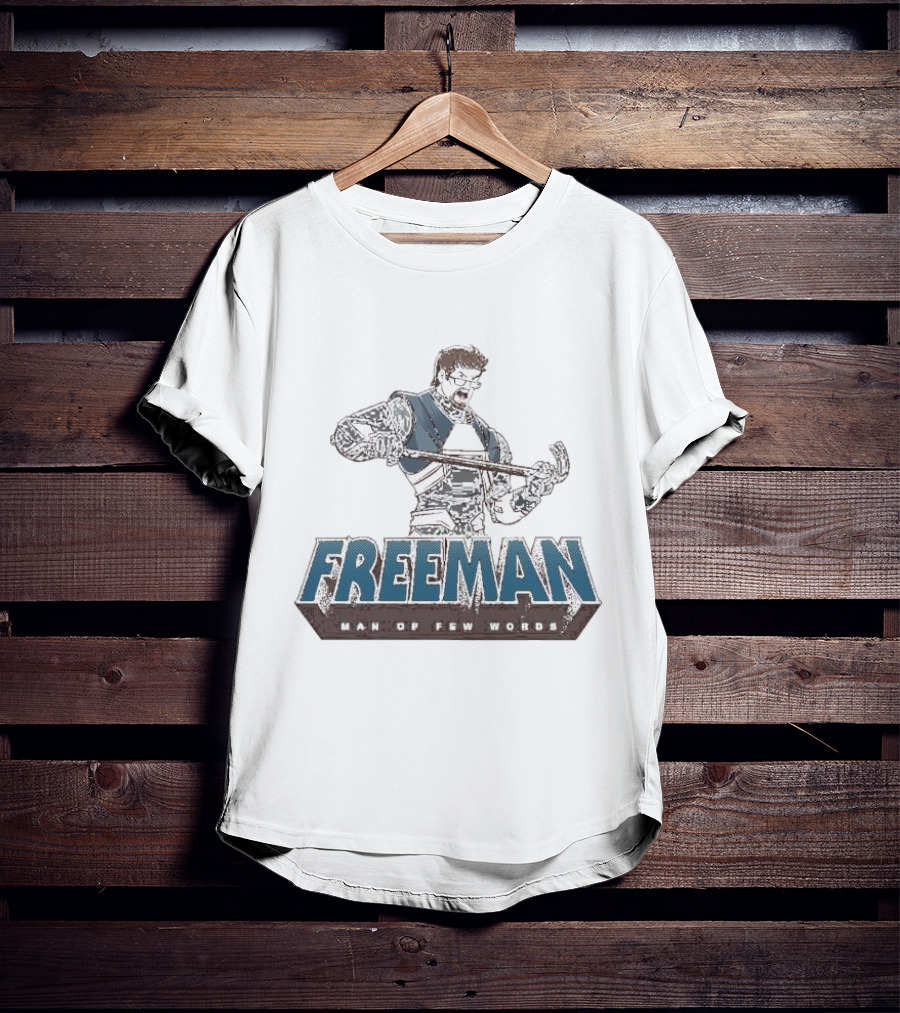 Freeman Man Of Few Words Crowbar Hero T-Shirt